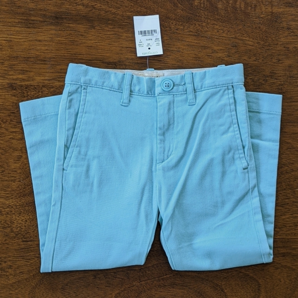 J.Crew Factory NWT Robin's egg blue chino pants - Picture 2 of 3